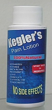 Click to Go to Kegler Pain Lotion Buying Page